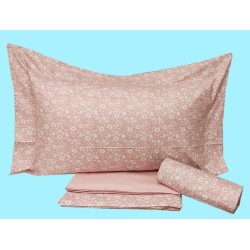 completo lenzuola singole cotone pettinato Coralba
