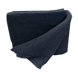 Copriletto matrimoniale nido d'ape BIANCA