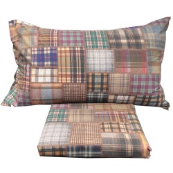 Completo copripiumino singolo in Percalle di puro Cotone - SOGNI NEL CASSETTO