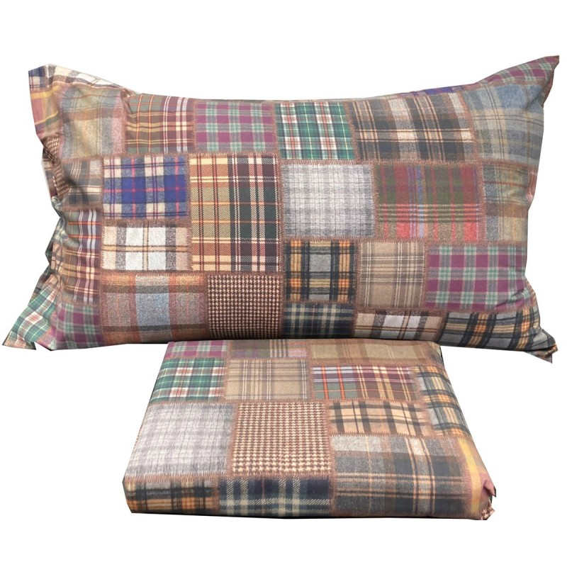 Completo copripiumino singolo in Percalle di puro Cotone - SOGNI NEL CASSETTO