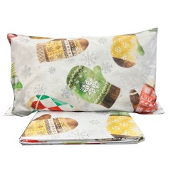 Parure copripiumino  matrimoniale in Percalle di  puro Cotone - LE TELERIE TOSCANE