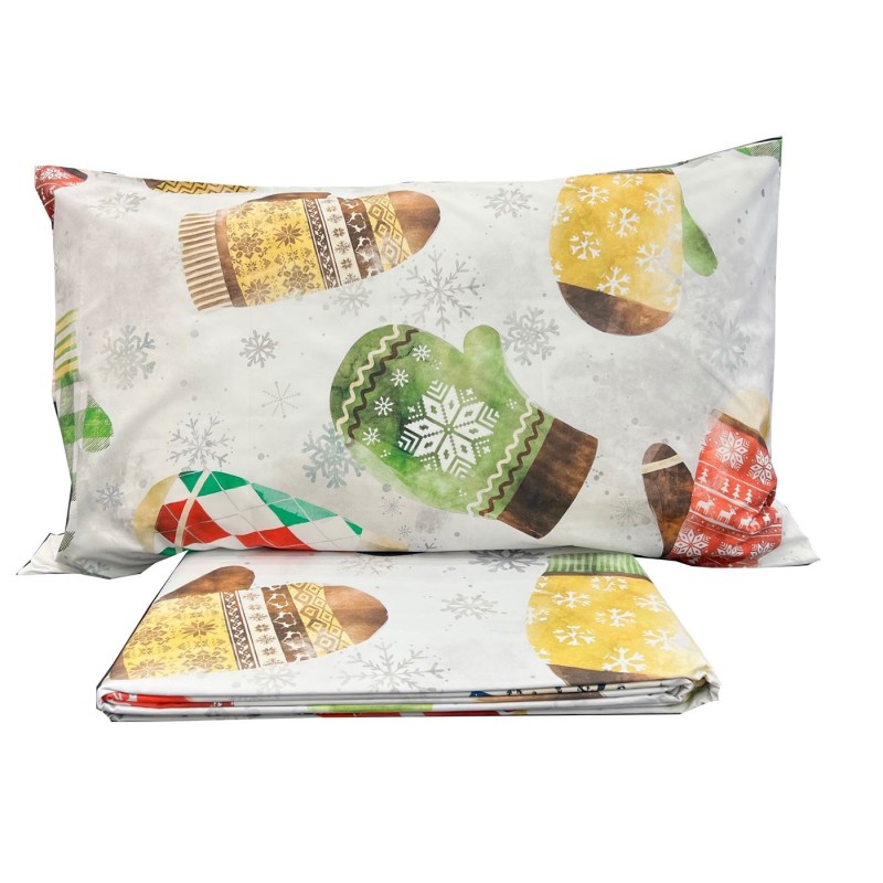 Parure copripiumino  matrimoniale in Percalle di  puro Cotone - LE TELERIE TOSCANE