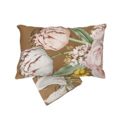 Parure copripiumino matrimoniale  in Raso di puro Cotone ESSENZA