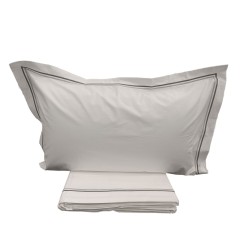 Completo lenzuola matrimoniale in Percalle di puro Cotone  Camillatex