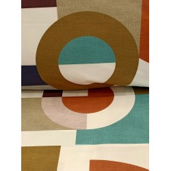 Parure copripiumino matrimoniale in Percalle di puro Cotone Randi