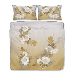 Parure copripiumino in Raso di puro Cotone Randi