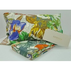 Parure copripiumino matrimoniale in Raso di puro Cotone ESSENZA