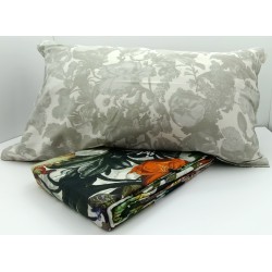 Parure copripiumino matrimoniale in Raso di puro Cotone ESSENZA