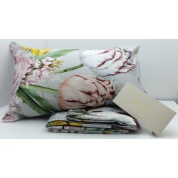 Parure copripiumino matrimoniale in Raso di puro Cotone Essenza