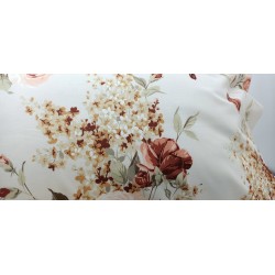 Completo lenzuola matrimoniale in Percalle di puro Cotone CORALBA