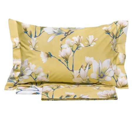 Completo Lenzuola Copriletto in Finissimo Percalle di Puro Cotone.-Kioto Tess. Randi