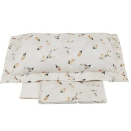 Completo lenzuola copriletto in Percalle di puro Cotone RANDI