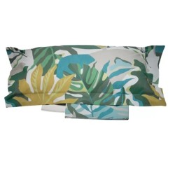 TESS. RANDI 1931  PARURE COPRIPIUMINO MATRIMONIALE IN PERCALLE DI PURO COTONE  GUARANA'