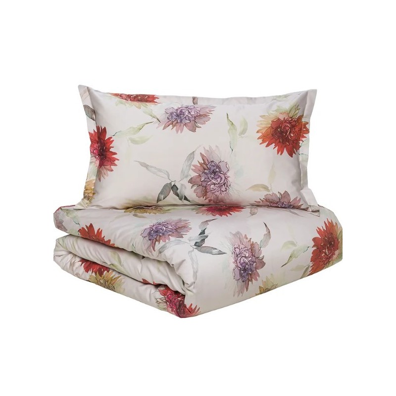 Parure copripiumino matrimoniale in Raso di puro Cotone Tessitura Randi