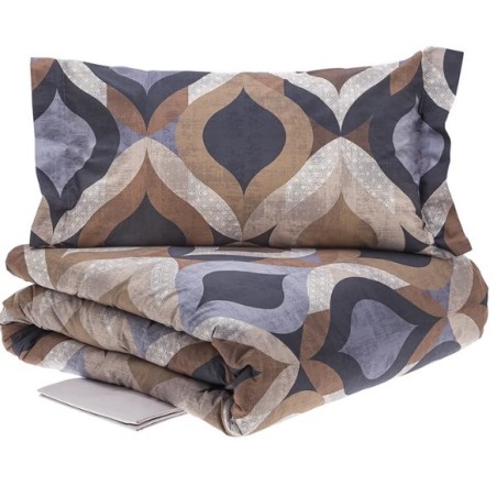 Completo matrimoniale in Percalle di puro Cotone Tessitura Randi 1931