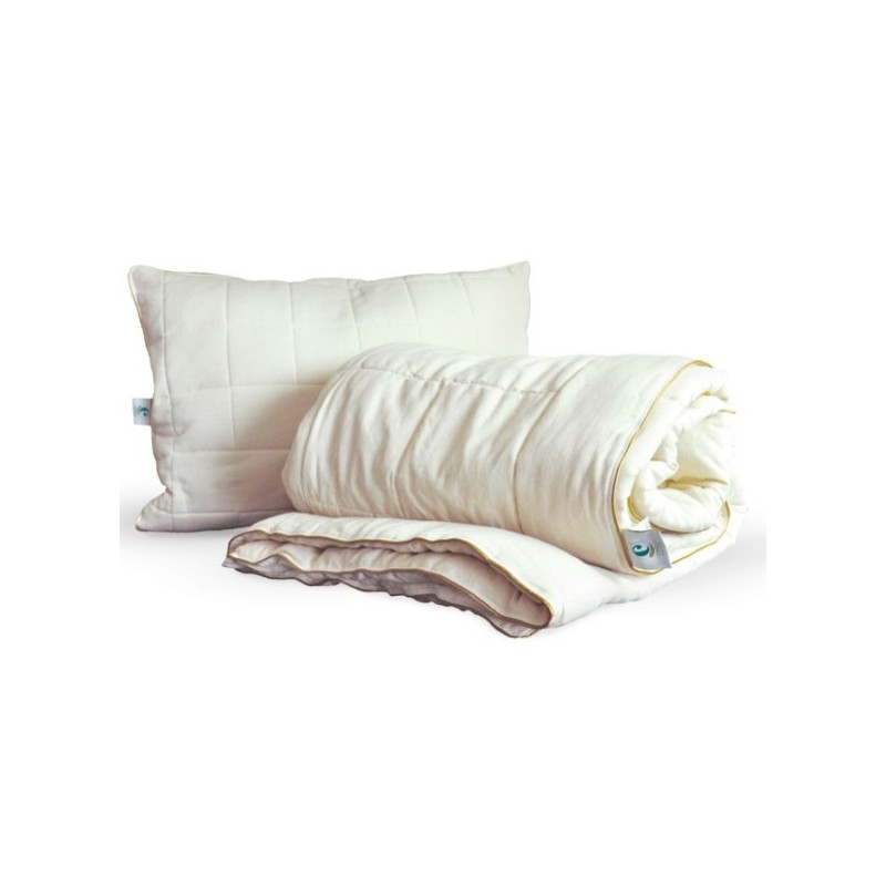 CINELLI P & P - INTERNO PIUMINO VEGAN COTONE E LINO -   MISTRAL