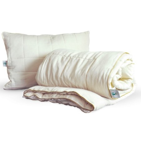 CINELLI P & P - INTERNO PIUMINO VEGAN COTONE E LINO -   MISTRAL