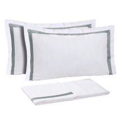 DEA - COMPLETO LENZUOLA MATRIMONIALE IN PERCALLE DI PURO COTONE