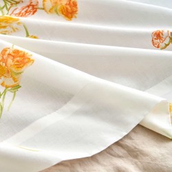 COMPLETO LENZUOLA MATRIMONIALE IN PERCALLE DI PURO COTONE