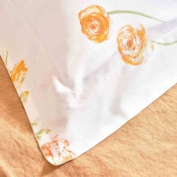 COMPLETO LENZUOLA MATRIMONIALE IN PERCALLE DI PURO COTONE