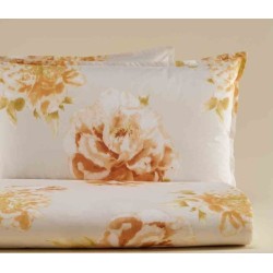 COMPLETO LENZUOLA MATRIMONIALE IN PERCALLE DI PURO COTONE